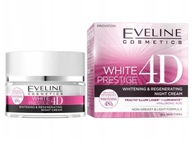 Eveline White Prestige 4D Nočný bieliaci a regeneračný krém 50ml