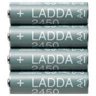 IKEA LADDA akumulatorki AA 2450mAh 1.2V NiMH 4szt