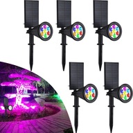 LAMPA SOLARNA LED LANDSCAPE REFLEKTOR ZEWNĘTRZNY OŚWIETLENIE OGRODOWE 5 SZT