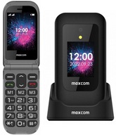 SKŁADANY TELEFON KOMÓRKOWY SENIORA MAXCOM MM827 4G PODSTAWKA ŁADUJĄCA USBC