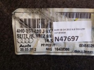 AUDI S8 A8 D4 boot upholstery right 4H0863880J