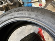 2 tyres summer 225/45R18 95Y Continental EcoContact 6 6mm