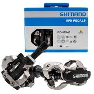 Pedały zatrzaskowe Shimano SPD PD-M540 czarne z blokami SM-SH51 gravel MTB