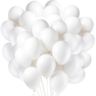 Balony Białe Pastelowe na Komunię Chrzest Urodziny 100szt Girlanda Balonowa