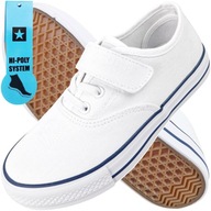 Trampki Dziecięce Big Star białe buty dla chłopca dziewczynki NN374010 35