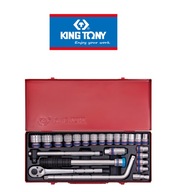 ZESTAW NASADEK 1/2" 24cz.12-kąt. KING TONY+ GRATIS