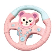 Detská autosedačka na volante Pretend Play Hračka na šoférovanie Kids Early Monkey