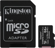 Kingston microSDXC Canvas Select Plus 64GB 100R Class 10 UHS-I