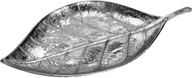 Patera liść srebrny aluminium 43 cm