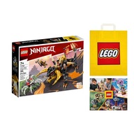 LEGO NINJAGO č. 71782 - Drak zeme Cole EVO +Taška +Katalóg LEGO 2024