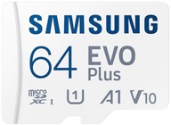 KARTA PAMIĘCI MICRO SD 64GB SAMSUNG EVO+ ADAPTER