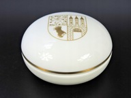 Puzderko szkatułka herb lew porcelana Furstenberg