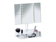 Kozmetické zrkadlo s organizátorom FANANO LED, Wenko
