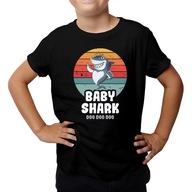 Baby shark Detské tričko Vtipné BEJBY ŠARKAN