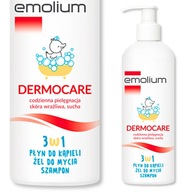 Emolium Dermocare 3w1, płyn do kąpieli 400 ml