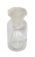 Sklenená fľaša 500 ml PRL laboratórium brúsny korok váza karafa