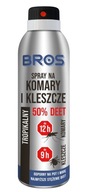 BROS MOCNY SPRAY NA KOMARY I KLESZCZE 50% DEET