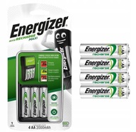 Energizer Ładowarka MAXI AA AAA + 4x akumulatorki R6 2000mAh ZESTAW