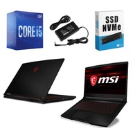 Notebook MSI GF63 Thin 15,6 " Intel Core i5 16 GB / 256 GB čierny