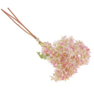 Mini Hydrangea Hodvábna kvetinová kytica Kvetinový dekor Ružová a Zelená