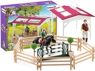 Schleich 42389 Jezdecká škola s koňmi a jezdci HORSE CLUB