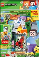 LEGO MINECRAFT Zestaw startowy Seria 1 album 2 karty limitowane + saszetka