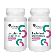 Aliness Lactoferrin LFS 90% 100 mg - Výživový doplnok Laktoferín - 60 kaps