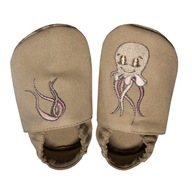 Babice barefoot 24/25 papuče chobotnica béžová