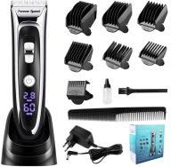 PROFESSZIONÁLIS VEZETÉK NÉLKÜLI HAJVÁGÓ KERÁMIA ÉS TITÁN LCD