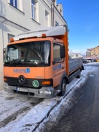 MERCEDES BENZ, ATEGO II laweta do maszyn budowlanych najazdy f. vat marża