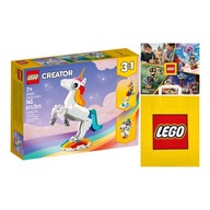 LEGO Creator 3 v 1 - Magický jednorožec (31140) +Taška +Katalóg LEGO 2024