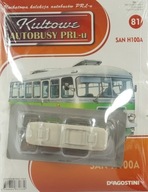 San H100A Kultowe Autobusy PRL 1:72 Deagostini magnes gratis