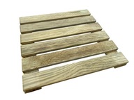 Terasová plošina drevená 40x40x3,2 cm ryhovaná