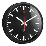 Nástenné hodiny TFA čierne 25cm