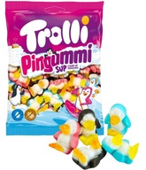 Trolli Pingummi żelki pianki owocowe pingwiny Mix Smaków Pingwinki 150g DE