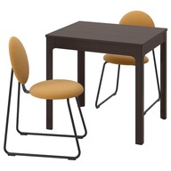 IKEA EKEDALEN/MANHULT Stôl a 2 stoličky 80/120 cm