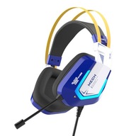 Słuchawki gamingowe Dareu EH732 USB RGB niebieskie