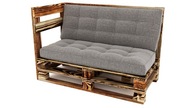 Nábytok z paliet 120/80 cm Rohový drevený nábytok (Mpe-N-12/8R)