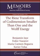 The Riesz Transform of Codimension Smaller Than
