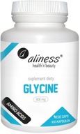 Aliness Glycine 800mg 100 kaps Glycín Pocit hladu Únava Pamäť