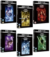 Gwiezdne Wojny 1-6 [6 Blu-ray 4K] Star Wars: Saga I-VI /2x Trylogia/