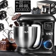 VÝKONNÝ PLANETÁRNY ROBOT TAIA ZURA KUCHYNSKÝ ROBOT 2000W VEĽKÁ MISA 6,5L LED SADA