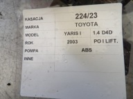 TOYOTA YARIS E LIFT POMPA ABS 89541-52230