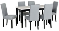 Sada rozkladací stôl MODENA 1P a 6 stoličiek ROMA 2 Produkt Poľský farby