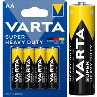 4x Bateria AA VARTA R6 węglowo-cynkowa SUPERLIFE