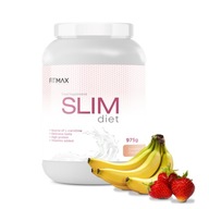 FITMAX SLIM DIET BANÁN JAHODA 975g.