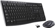 Zestaw klawiatura i mysz Logitech MK270 czarny