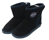 Buty dziecięce zimowe ocieplane NASA czarne r. 35
