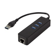 LogiLink UA0173A stacja dokująca USB 3.2 Gen 1 (3.1 Gen 1) Type-A Czarny