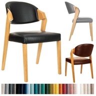 Krzesło tapicerowane AXEL modernistyczne industrialne loftowe różne kolory